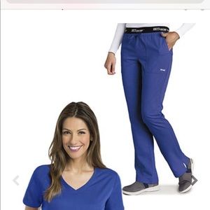 Galaxy blue greys active S Scrub pant lightly worn